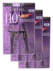 M~L碼！不掉檔！ATSUGI 厚木發(fā)熱連褲襪11D 2雙*3組裝 棕褐色