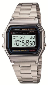 小众格调！CASIO 卡西欧 A158WA-1JF 男士电子手表