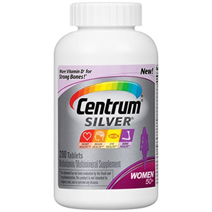 提高免疫力！Centrum 善存 銀片 50歲以上女性綜合維生素 200粒