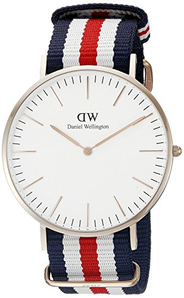 Daniel Wellington 丹尼爾·惠靈頓 時尚男士手表 腕表 玫瑰金表圈男表