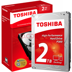 19日0点！ TOSHIBA 东芝 P300系列 7200转 64M SATA3 台式机硬盘 2TB 64MB