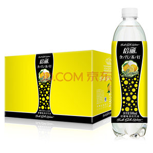 倍麗 檸檬味 蘇打汽水 500ML*15瓶/箱 19.9元