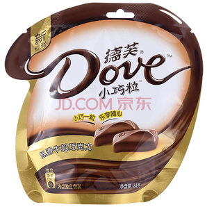 Dove德芙 丝滑牛奶巧克力 84g  6.93元（9.9元，3件7折）