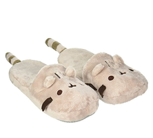 凑单品!GUND Pusheen 小懒猫 经典款 毛绒拖鞋