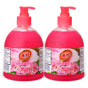 洛娃 玫瑰香型洗手液500ml×2瓶 