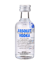 absolut vodka 绝对伏特加 洋酒 伏特加 原味 50ml