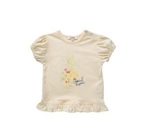 Oissie 奥伊西 1-4岁女宝宝纯棉泡泡袖上衣短袖T恤