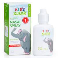 Xlear,儿童Xlear，盐水喷鼻剂 0.75液量盎司 22毫升