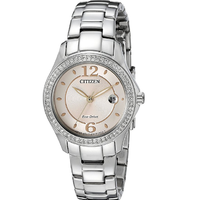 Citizen 西铁城 FE1140-86X 女士施华洛世奇水晶光动能腕表