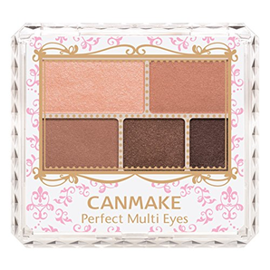 輕松美出天際！CANMAKE 裸妝五色啞光大地色眼影盤  