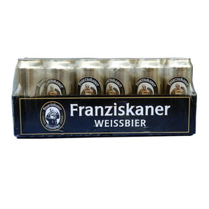 Franziskaner 范佳乐（教士）小麦啤酒 500ml*24听 整箱装    119元包邮