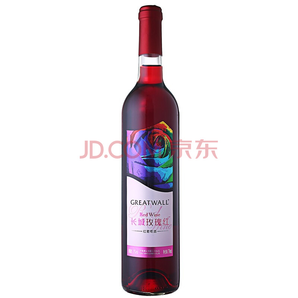 GREATWALL 長(zhǎng)城 玫瑰紅 甜型葡萄酒 750ml  