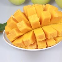 越南玉芒青皮芒果大芒果广西白色大青芒澳芒新