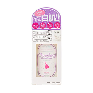 2017年紫色新版！oneday 瞬間白肌 身體乳 120ml SPF15 PA+
