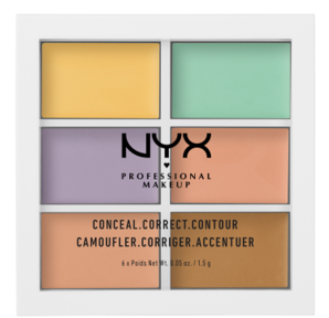 NYX Professional Makeup 6色修容遮瑕盤