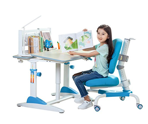 心家宜 M100+M207 儿童气压辅助升降学习桌椅套装