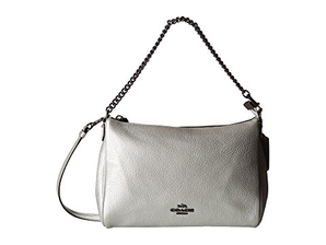 COACH 蔻馳 Leather Carrie 女士斜挎包