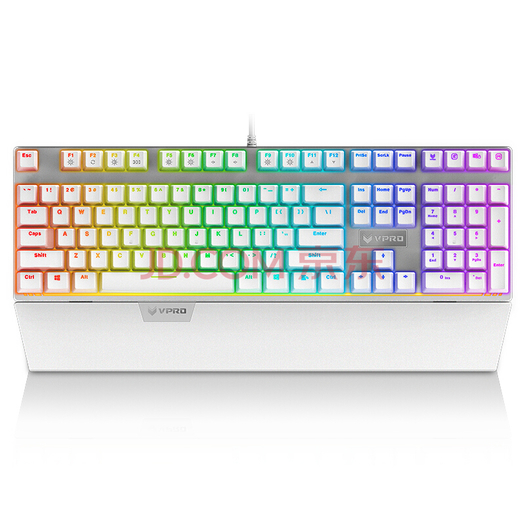 rapoo雷柏 v720 rgb全彩背光游戏机械键盘 游戏键盘 背光键盘 电脑