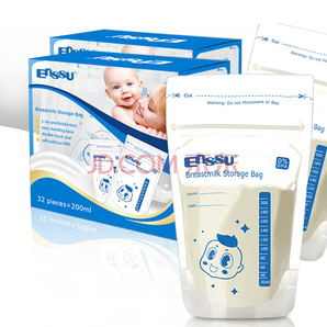 樱舒（Enssu）母乳储存袋保鲜袋储奶袋32片 ES3600