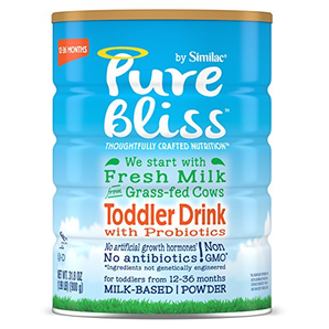 雅培 Pure Bliss 高端系列非转基因幼儿益生菌奶粉，31.8 oz，1-3岁  