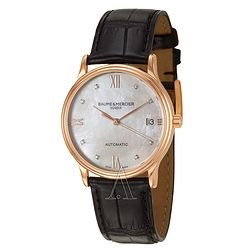 爆料有獎！BAUME & MERCIER 名士 Classima Executives系列 MOA10077 女士機(jī)械腕表   