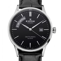 EDOX 依度 Les Vauberts系列 83007-3-NIN 男款机械表