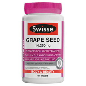 天然抗氧化：Swisse 澳洲 葡萄籽精華 180粒