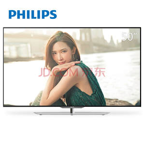 PHILIPS 飞利浦50PUF6650/T3-S 50英寸 4K超高清智能液晶平板电视机   2599元包邮