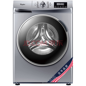 Whirlpool 惠而浦 7.5公斤 变频滚筒洗衣机 第六感智能洁净洗护 节能静音 WF712921BL5W 极地灰