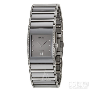 Rado 雷達(dá)  Integral Jubile 系列 R20732717 女士鑲鉆手表 212顆鉆石