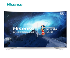 Hisense 海信 LED55EC780UC 55英寸 曲面 4K液晶电视 3199元包邮（下单立减）