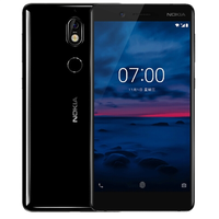 诺基亚7(Nokia7)4GB+64GB移动联通电信4G手机全网通双卡双待（黑色）