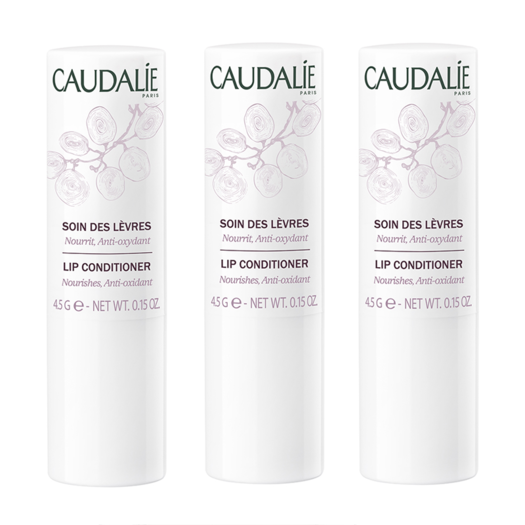 caudalie 欧缇丽 葡萄籽滋养护唇膏4.5g三支装