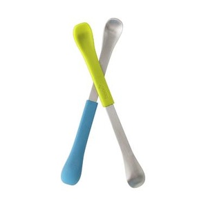 湊單品！ boon Swap Baby Utensils 二合一雙頭軟硬喂養(yǎng)勺