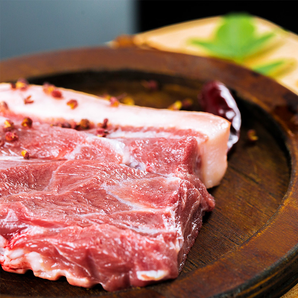 润民食品 新鲜土猪肉 梅头上肉 4斤