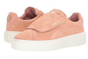 限尺碼：PUMA 彪馬 Suede Platform Strap 女士休閑鞋