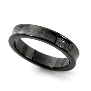TIFFANY & Co 蒂芙尼 1837系列 MIDNIGHT午夜黑 NARROW RING 鈦金窄款戒指    17955日元+3381日元含稅直郵（需用券，約￥1245）