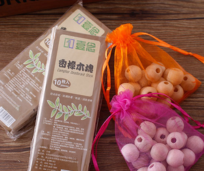 壹念 防霉防蛀樟木塊20塊＋樟木球40顆