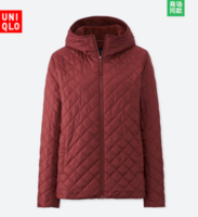 UNIQLO 优衣库 女装仿羊羔绒压线连帽外套400721