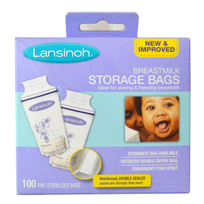 移动专享： Lansinoh 兰思诺 母乳保鲜储存袋 原装进口 100片 *3件 +凑单品    239.5元包邮