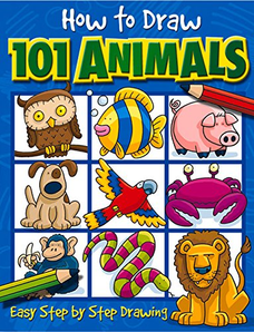“怎样画”101种动物” 儿童绘画简装书