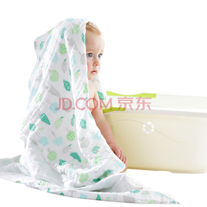 米乐鱼婴儿浴巾