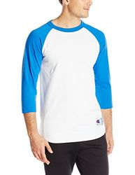 Champion 冠军 Men's Raglan Baseball T-Shirt 男士纯棉长袖T恤    70.11元