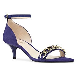 湊單： Nine West 玖熙 Lioness Kitten 女士真皮中跟涼鞋
