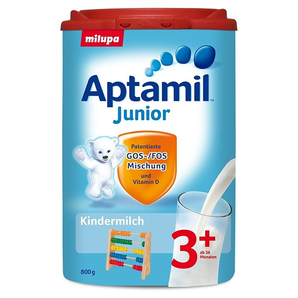 Aptamil 奥地利爱他美Junior 婴幼儿配方奶粉3 +(36 个月以上) 奶源阿尔卑斯牧场 800g    €24.95（约196.06元）