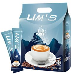 马来西亚进口零涩蓝山风味速溶三合一咖啡40条640g-1号店