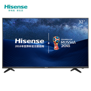 Hisense海信  LED32EC300D 32英寸 高清蓝光 平板电视 金属背板 黑色