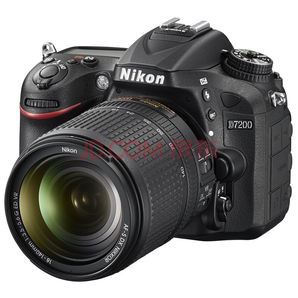 Nikon  尼康 D7200單反套機(jī)(AF-S DX 尼克爾 18-140mm f/3.5-5.6G ED VR)  6899元