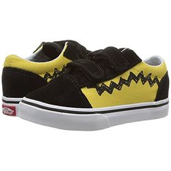 Vans Old Skool V x Peanuts Charlie Brown 联名款小童款帆布鞋