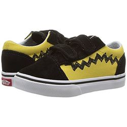 Vans Old Skool V x Peanuts Charlie Brown 聯(lián)名款小童款帆布鞋